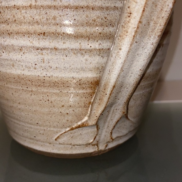 Glazed Hand Crafted Decorative Clay Pitcher and Cup Set-of 2 - Picture 9 of 16